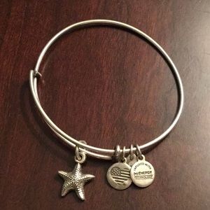 Alex and Ani Silver starfish bracelet